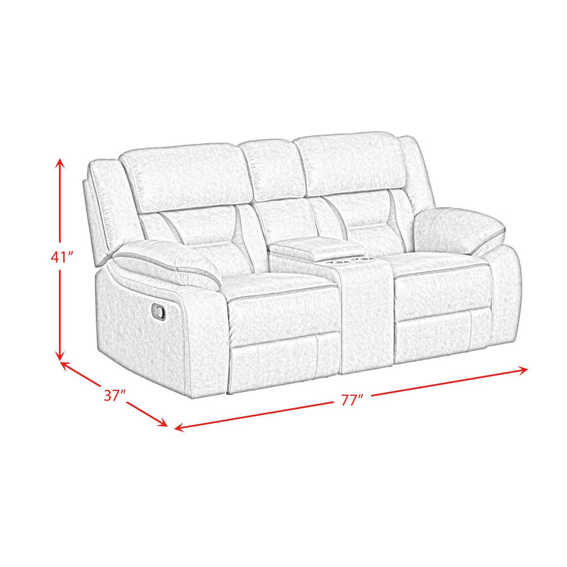 Engage - 2 Piece Living Room Set (Sofa & Loveseat) - Corral Gray