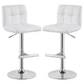 Lenny - Upholstered Adjustable Bar Stool (Set of 2)