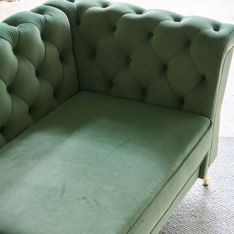 Modern Tufted Velvet Sofa For Living Room