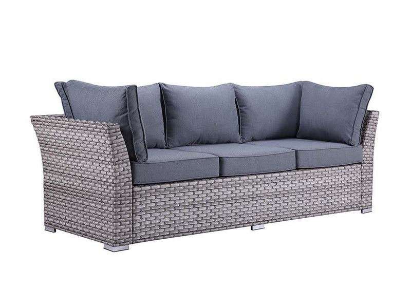 Laurance - Patio Set - Gray Fabric & Gray Finish