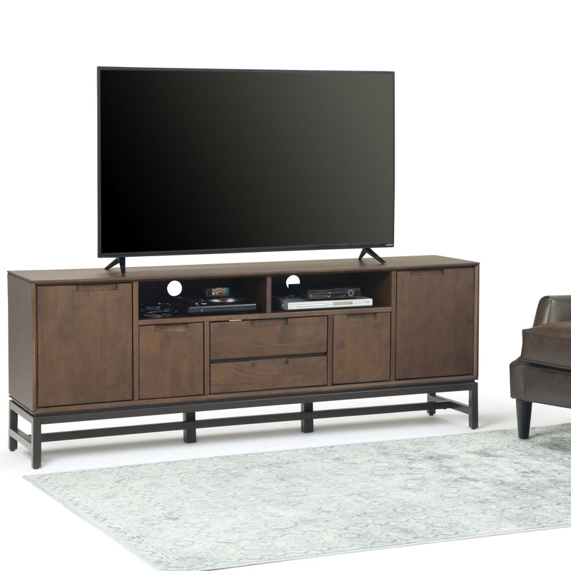 Banting - Mid Century 72" Wide TV Stand - Walnut Brown