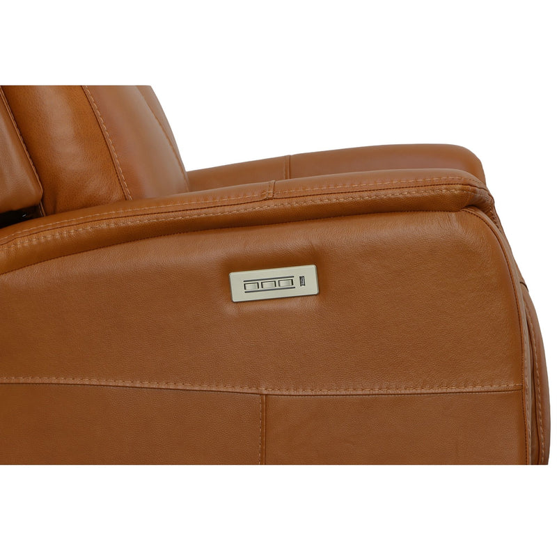 View - Swivel Power Recliner with Power Headrest & Lumbar