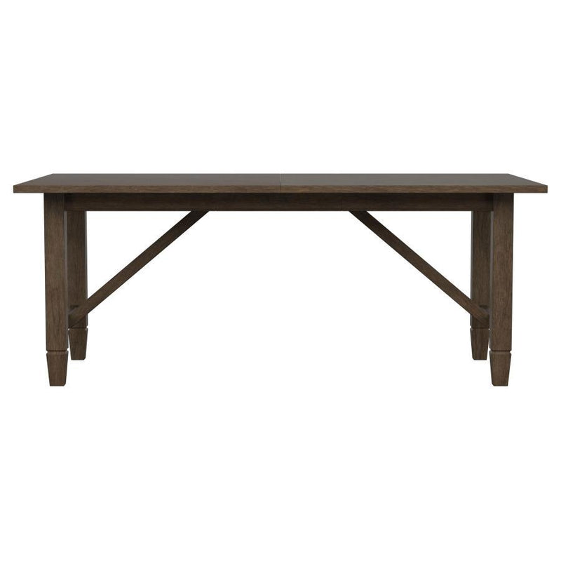 Matisse - Rectangular Dining Table With Removable Extension Leaf - Brown