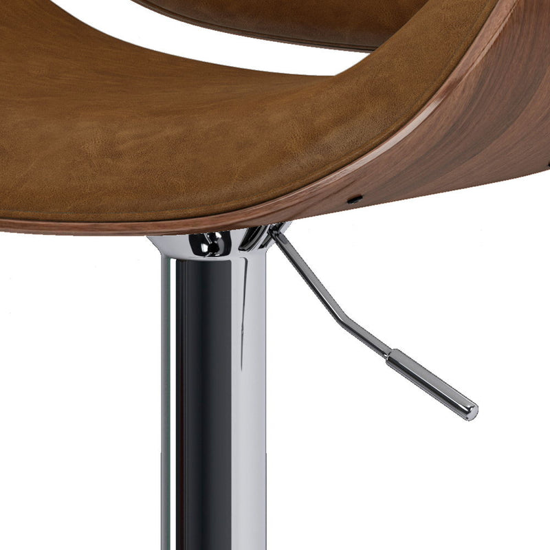 Marana - Bentwood Adjustable Swivel Bar Stool