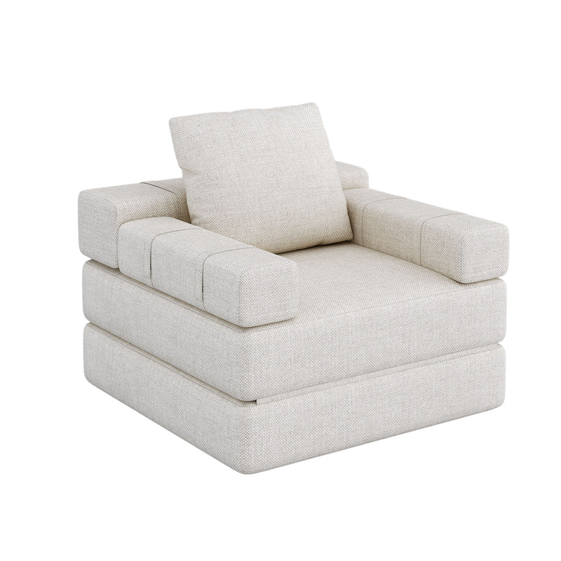 Single Sofa Chair That Converts To A Single Sofa Bed For Living Room, Guest Room, Playroom