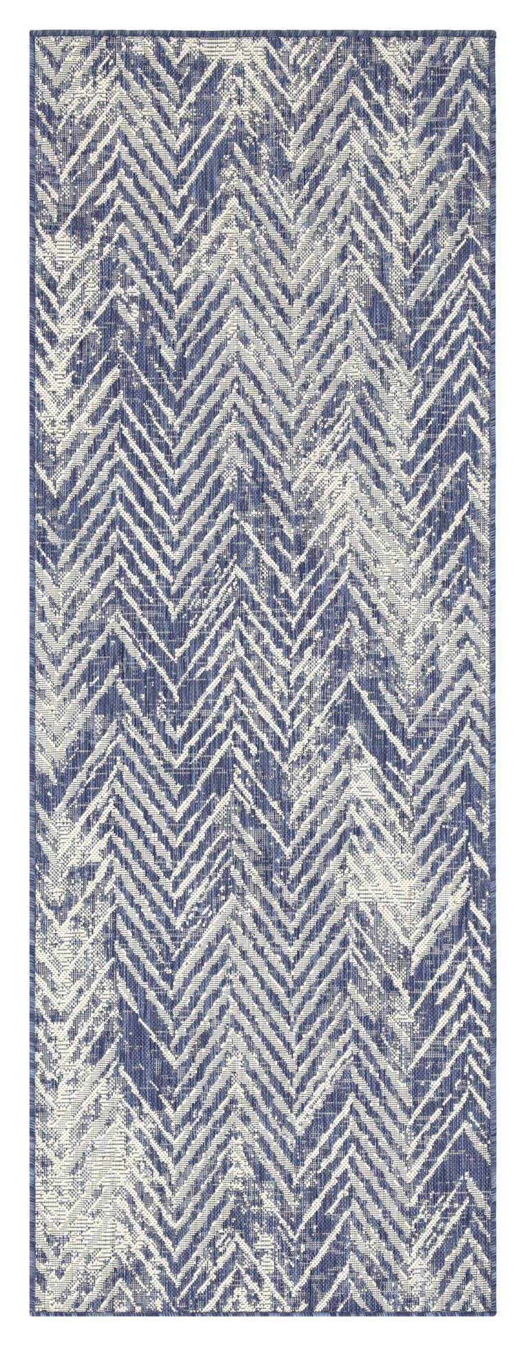 Sunshine - 7'10" X 10'3" Polyester Indoor / Outdoor Area Rug - Blue