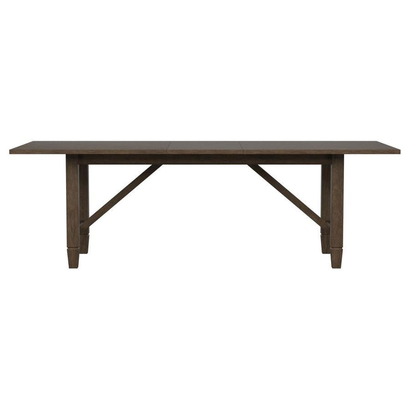 Matisse - Rectangular Dining Table With Removable Extension Leaf - Brown