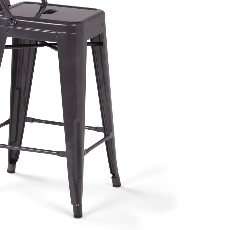 Rayne - 24" Metal Counter Height Stool (Set of 2)