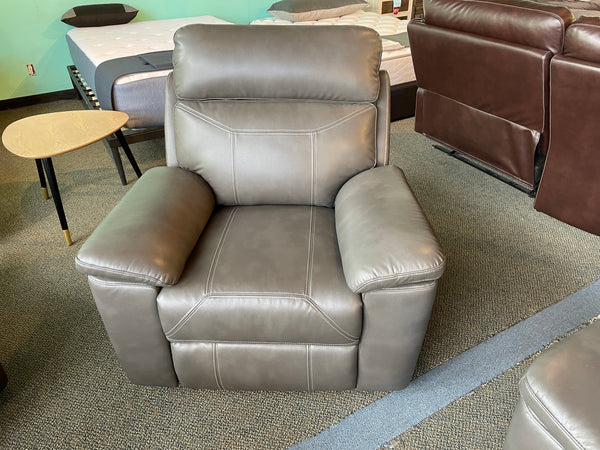 Sterling Power Grey Air Leather 1 Seater