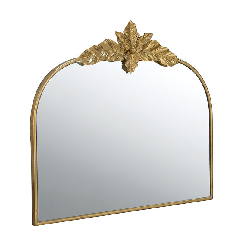 Arched Wall Mirror With Metal Frame, Wall Mirror For Living Room, Bedroom Hallway