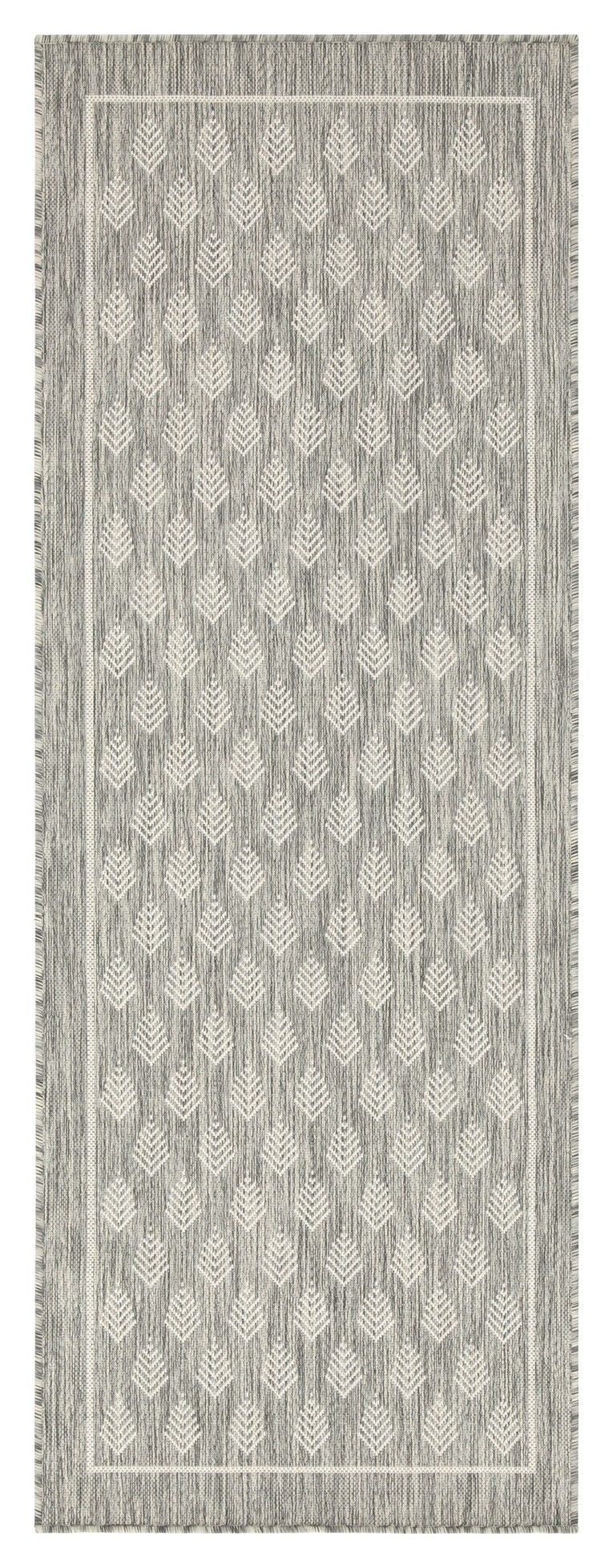 Sunshine - 7'10" X 10'3" Polypropylene, Indoor / Outdoor Area Rug - Silver