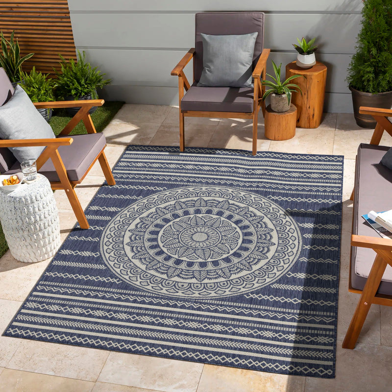 Sunshine - 2'7" X 7'3" Indoor / Outdoor Area Rug, Polypropylene