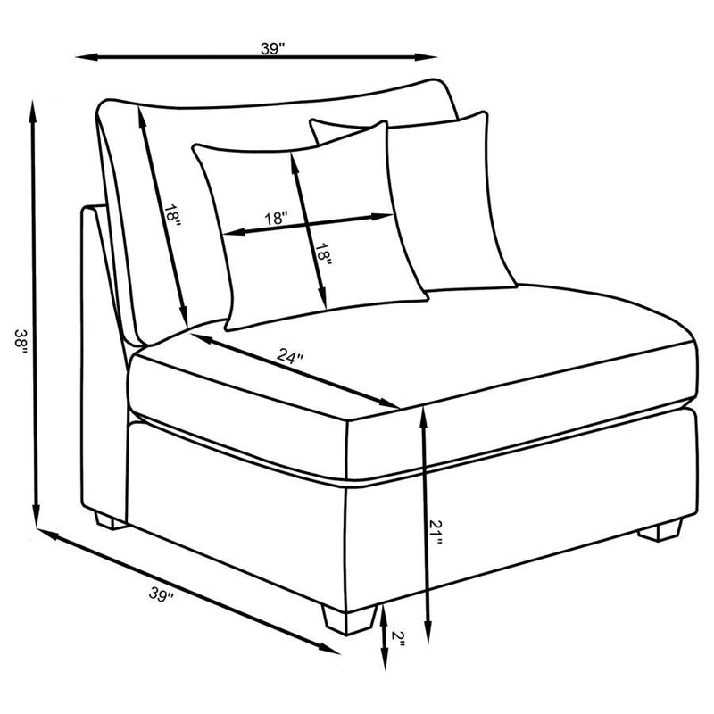 Cambria - Upholstered Modular Sectional Sofa