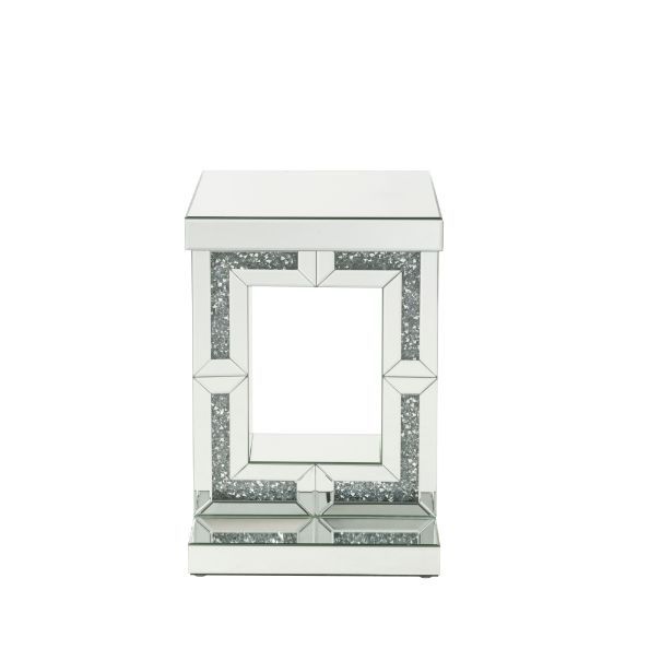 Noralie - Accent Table - Mirrored - 24"