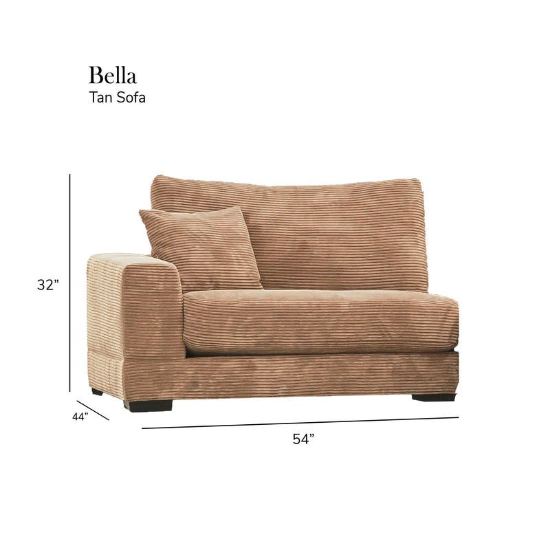 Bella - Corduroy Sectional