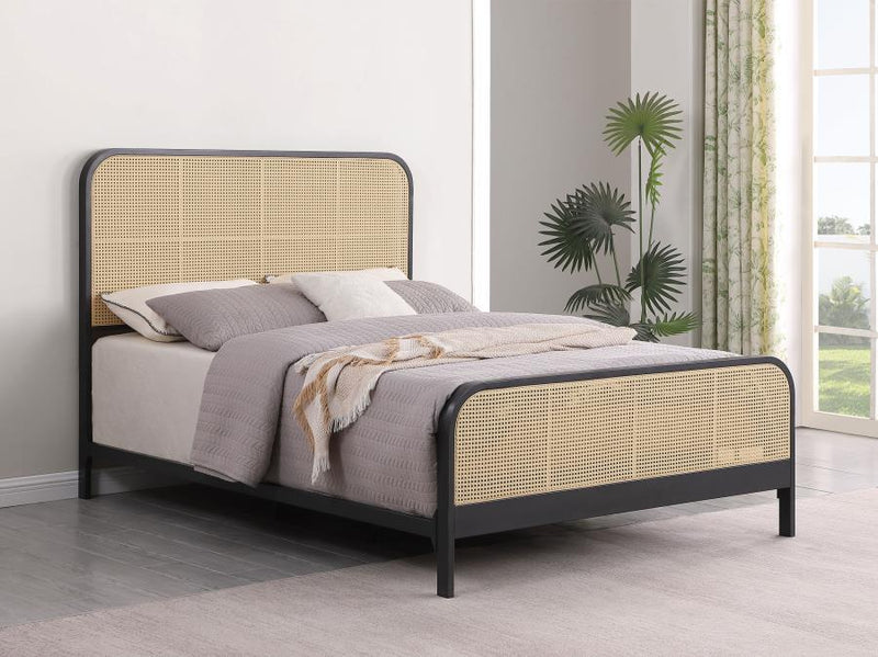 Lanewood - Open Cane Rattan Metal Bed