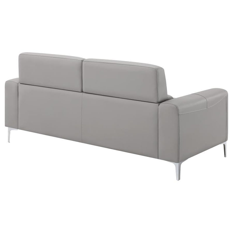 Glenmark - Upholstered Track Arm Sofa - Taupe