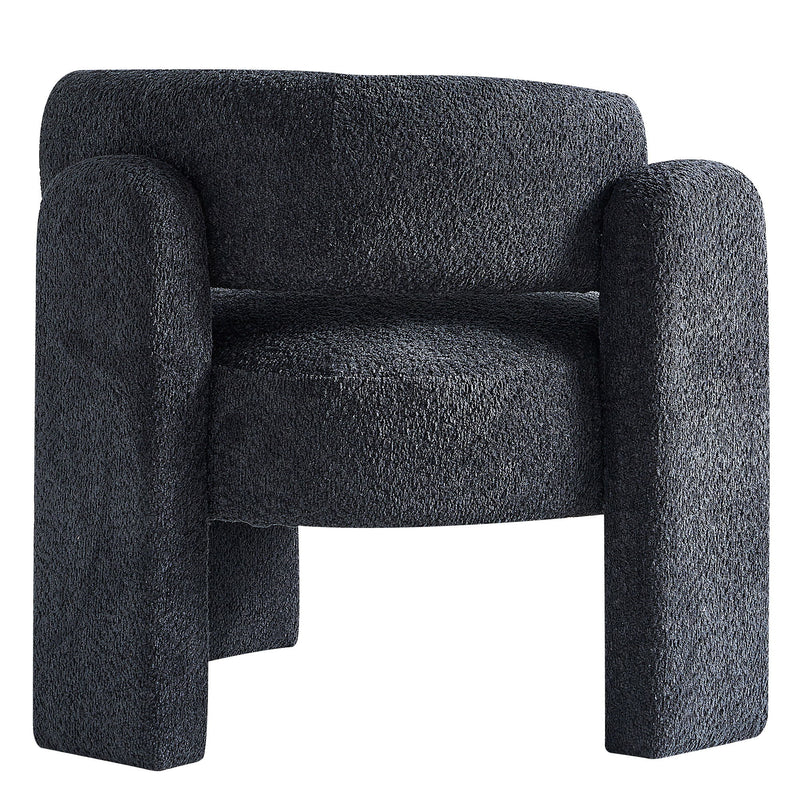 Boucle Upholstery Accent Chair