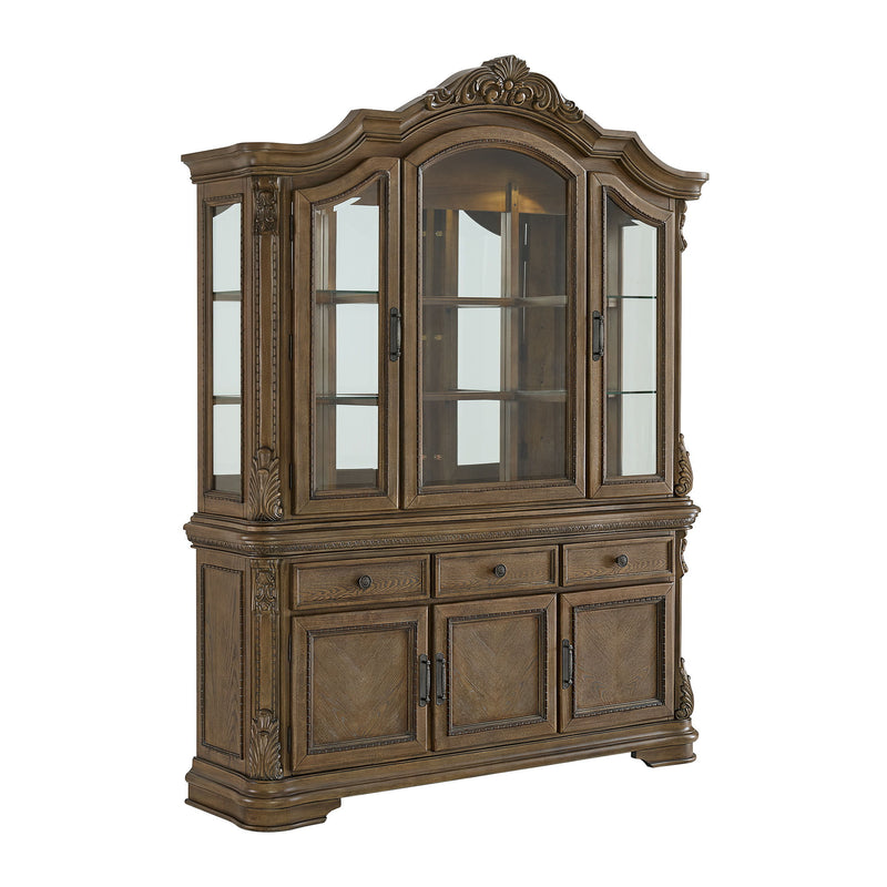 Madison Park - Hutch With LED - Walnut