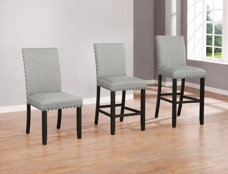 Kentfield - Solid Back Upholstered Stools (Set of 2)