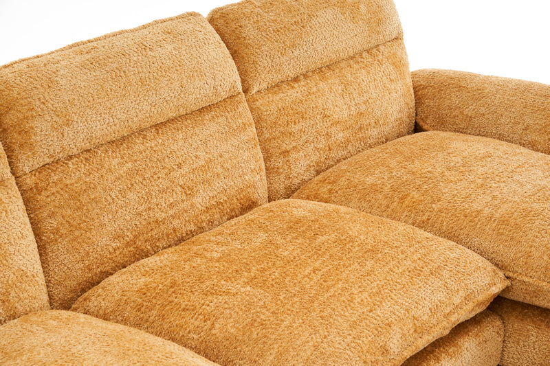 U-Shaped Profile Sofa, Including Two Single Seats And Two Chaise, Modular Sofa, Chenille Sofa