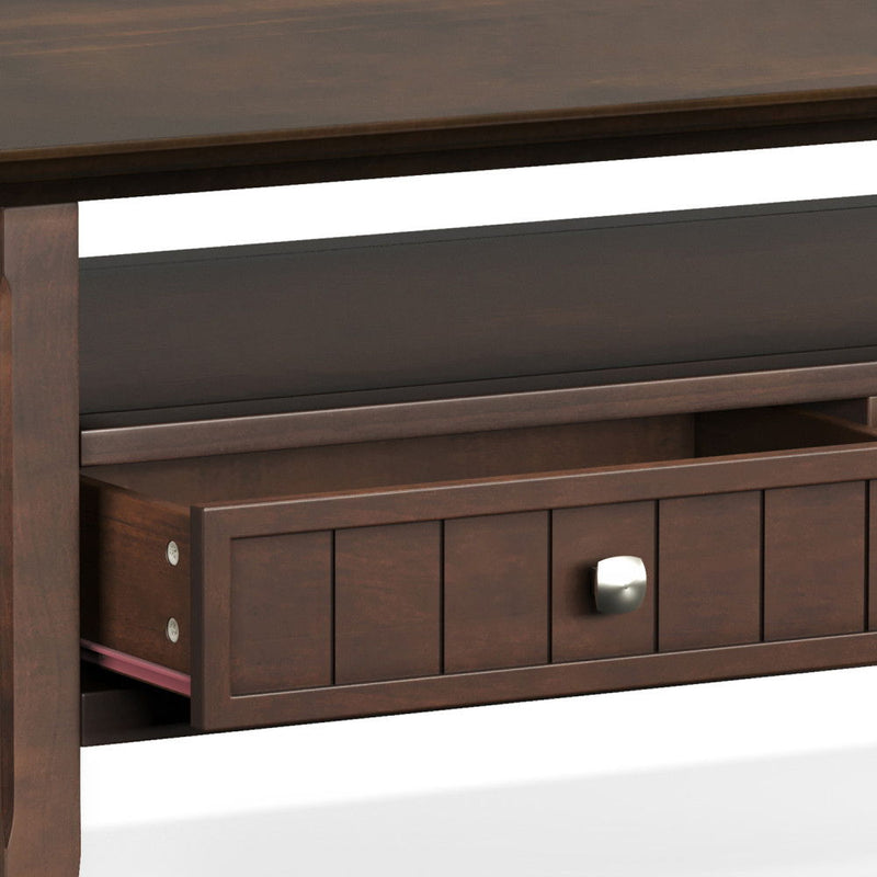 Acadian - Coffee Table With Drawer - Brown