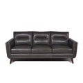 Mid-Century Leather Sofa