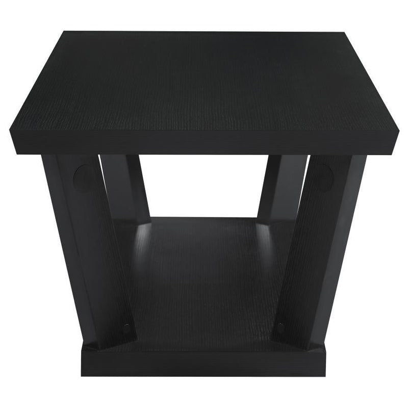 Aminta - 3 Piece Coffee And End Table Set - Black