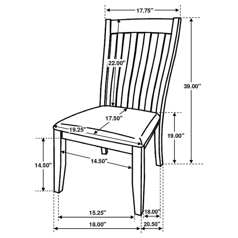 Nogales - Wood Dining Side Chair (Set of 2)