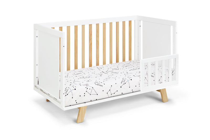 Livia - 3-in-1 Convertible Island Crib - White Frame