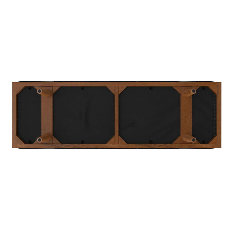 Anya - Ottoman Bench - Black