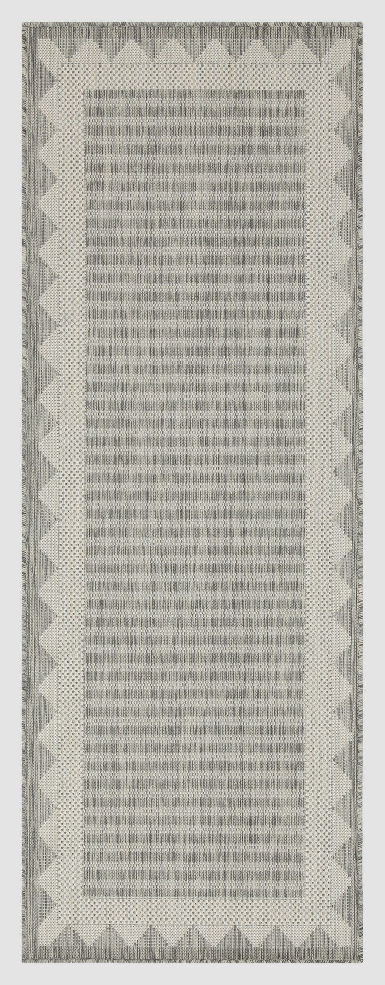 Sunshine - 5'3" X 7'3" Indoor & Outdoor Area Rug - Silver - Polypropylene