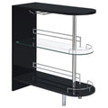 Adolfo - Rectangular 2-Tier Home Bar Table