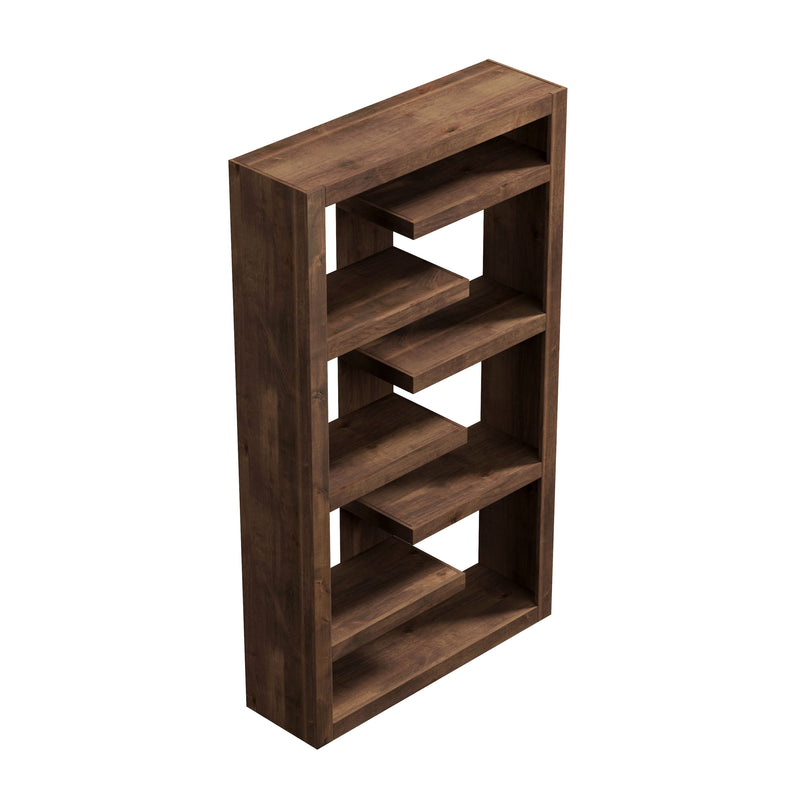 Sausalito - 72" High 6-Shelf Bookcase - Whiskey