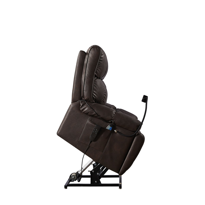 Recliner Chair With Phone Holder, Electric Power Lift Recliner Chair With 2 Motors Massage And Heat For Elderly, 3 Positions, 2 Side Pockets, Cup Holders