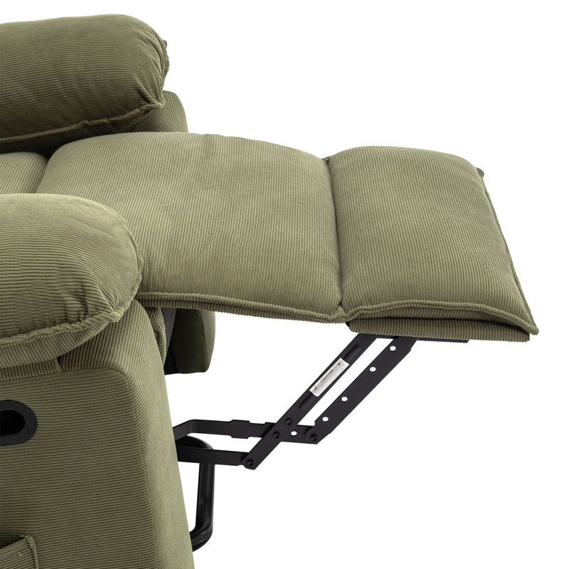 Massage Recliner, Power Lift Chair For Elderly With Adjustable Massage And Heating Function, Recliner Chair With Infinite Position And Side Pocket For Living Room