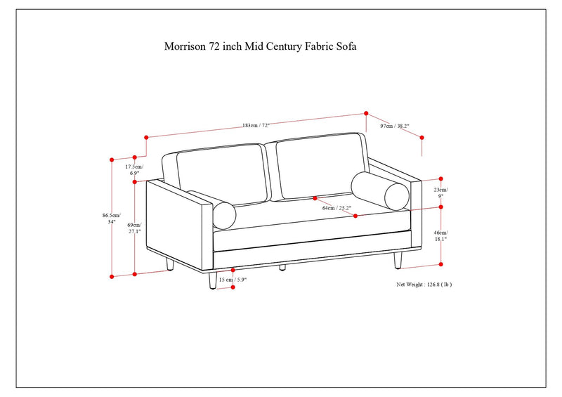 Morrison - 72" Sofa