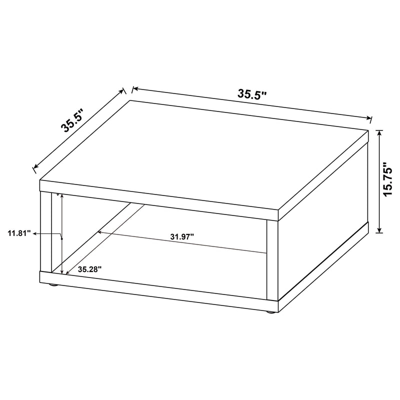 Frisco - Square Engineered Wood Coffee Table