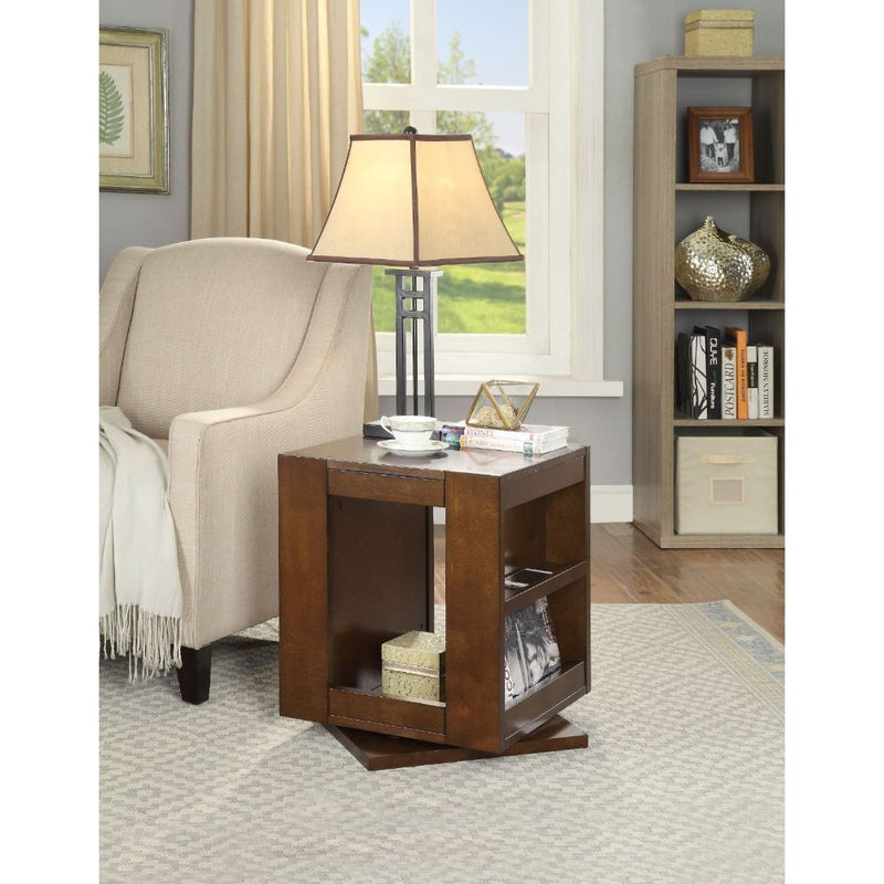 Pisanio - End Table - Espresso - 22"