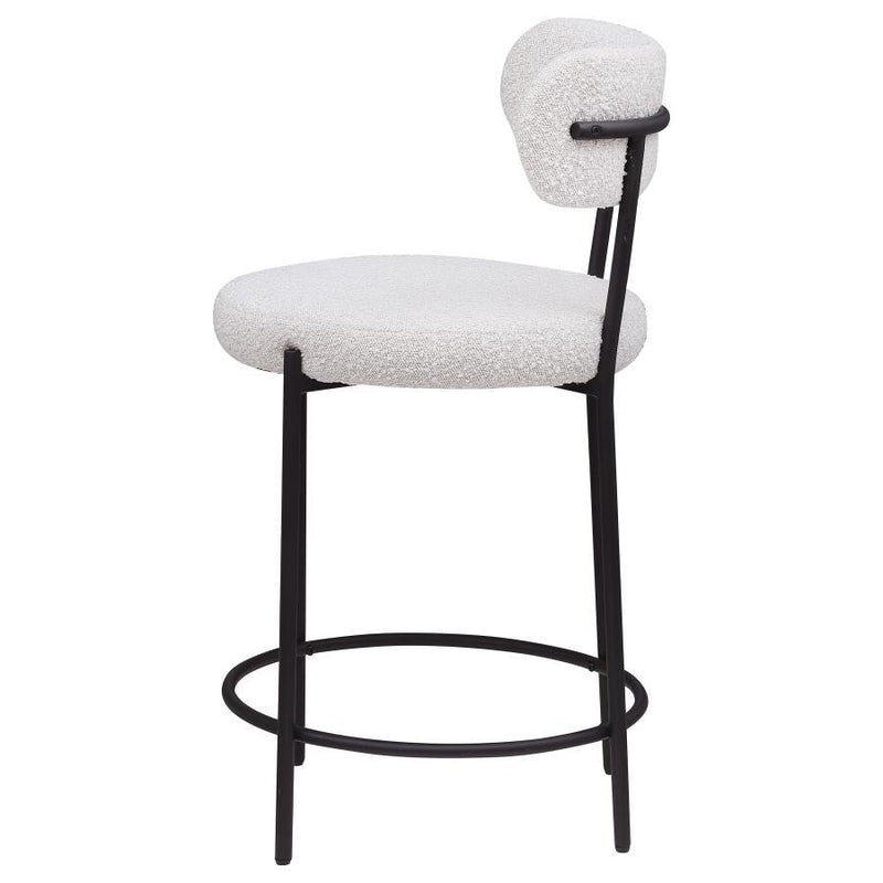 Viola - Boucle Upholstered Bar Stool (Set of 2)