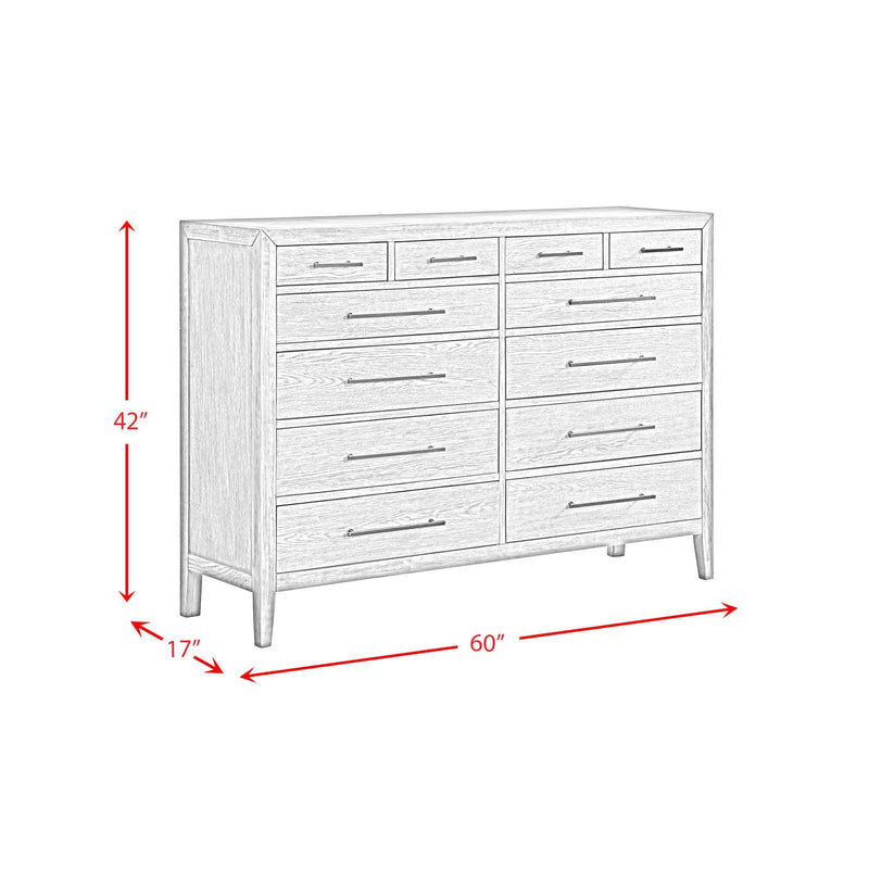 Versailles Contemporary - 12-Drawer Dresser -