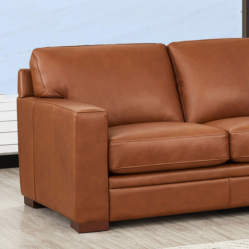 Dillon - Leather L-Shaped Sectional