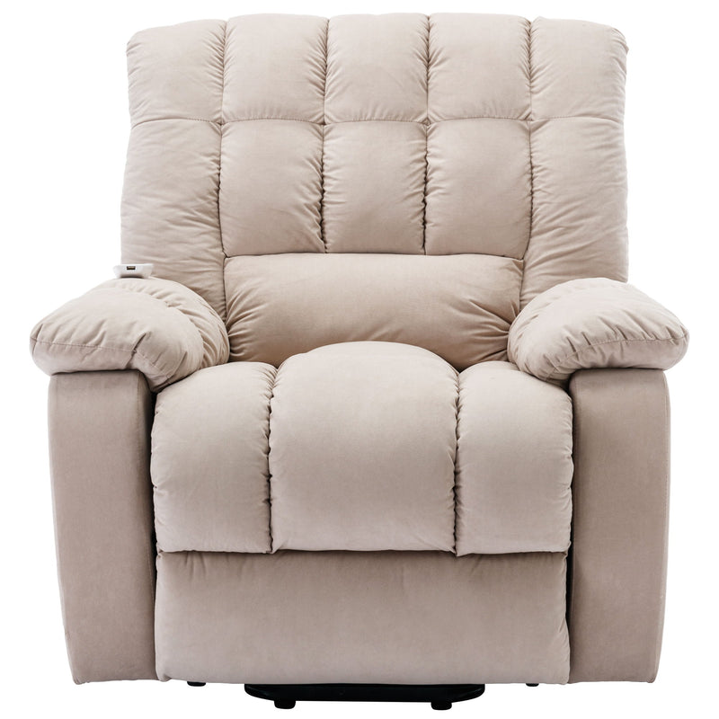 Massage Recliner Chair Electric Power Lift Recliner Chairs With Heat, Vibration, Side Pocket For Living Room Bedroom