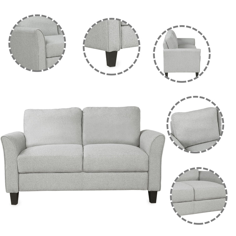 Living Room Furniture Loveseat Sofa And 3 Seat Sofa