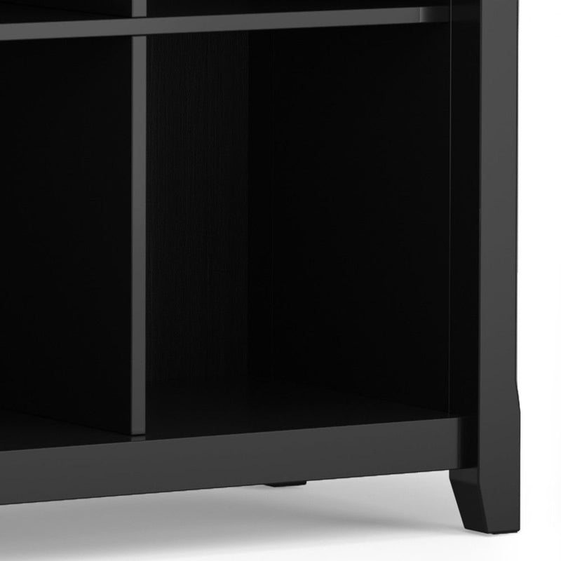 Acadian - 8 Cube Storage Sofa Table - Black