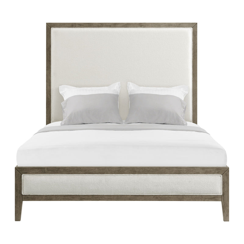 Versailles Contemporary - Fabric Panel Bed With Low Footboard