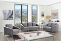 Sofia - Velvet Fabric Living Room Set