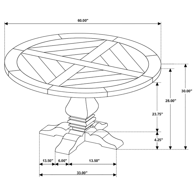 Florence - Round Dining Set