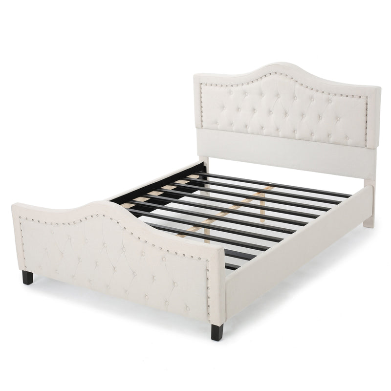 VIRGIL FULLY UPHOLSTERED QUEEN SIZED BED