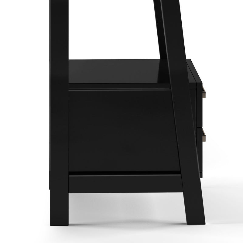 Sawhorse - Ladder Shelf with Storage